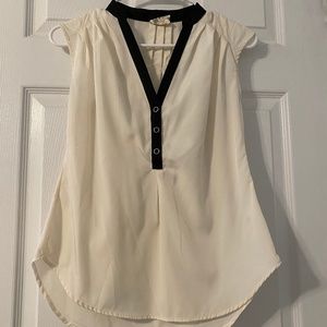 Ivory Sleeveless Top